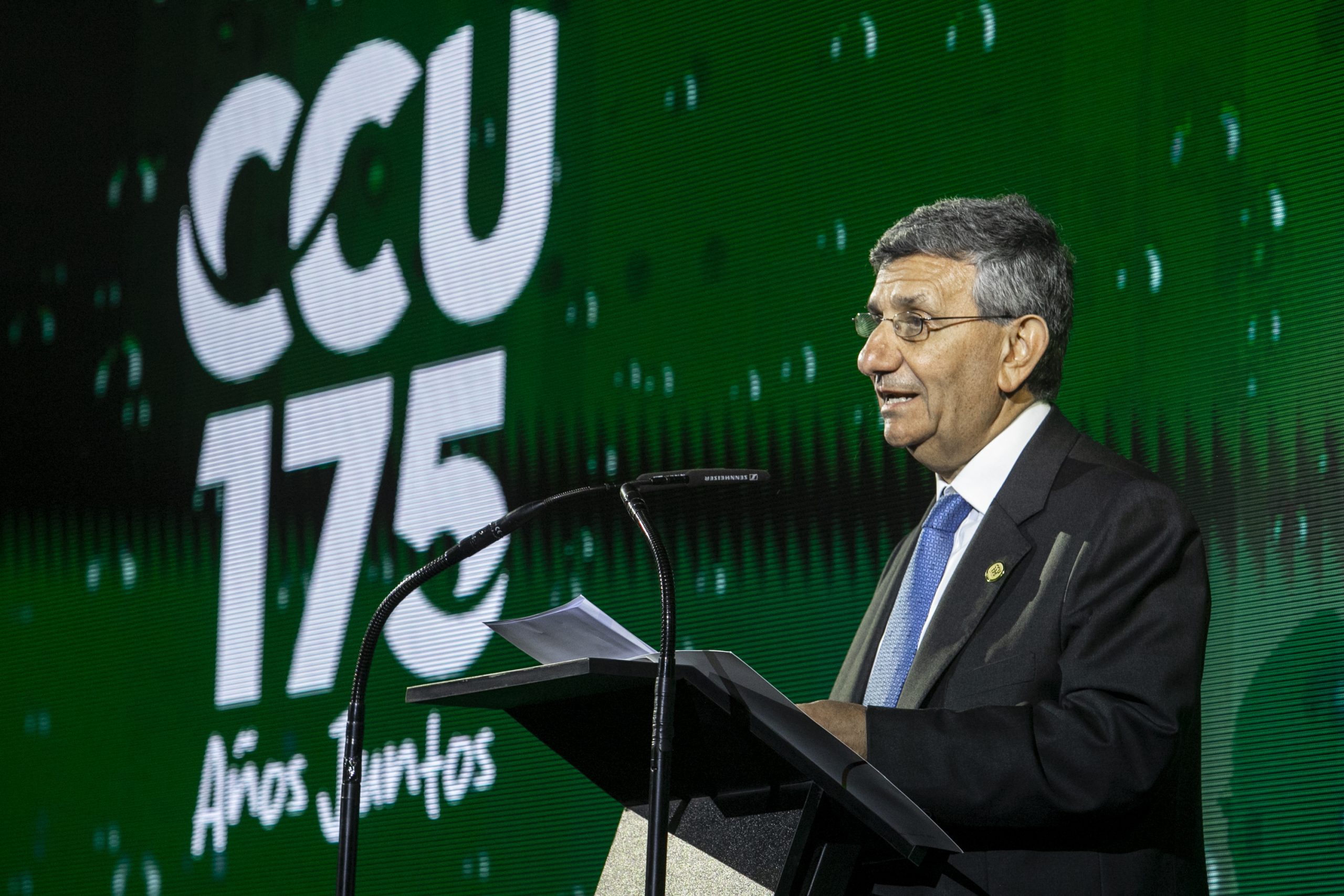 Copia de Patricio Jottar, Gerente General de CCU, durante discurso