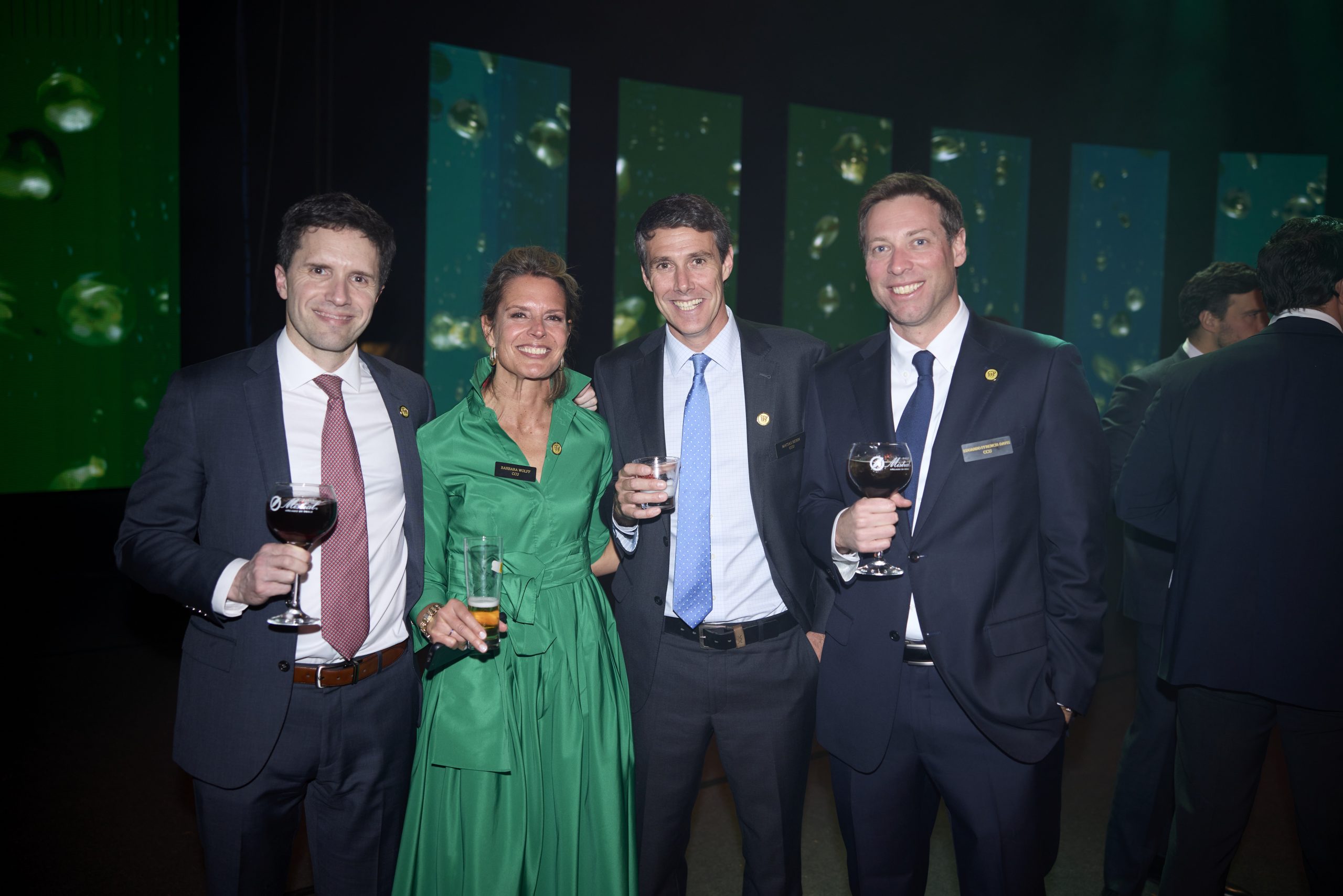 Domingo Jiménez, Barbara Wolf, Matías Bebin y Eduardo Ffrench-Davis