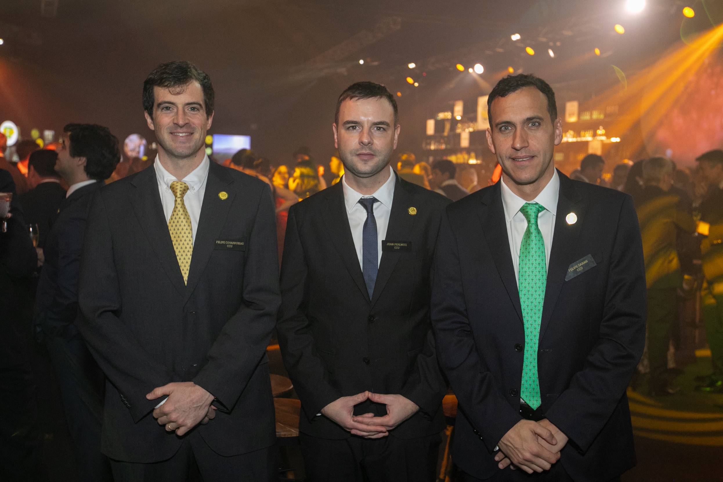 Felipe Covarrubias, Juan Perlwitz y Felipe Sarah
