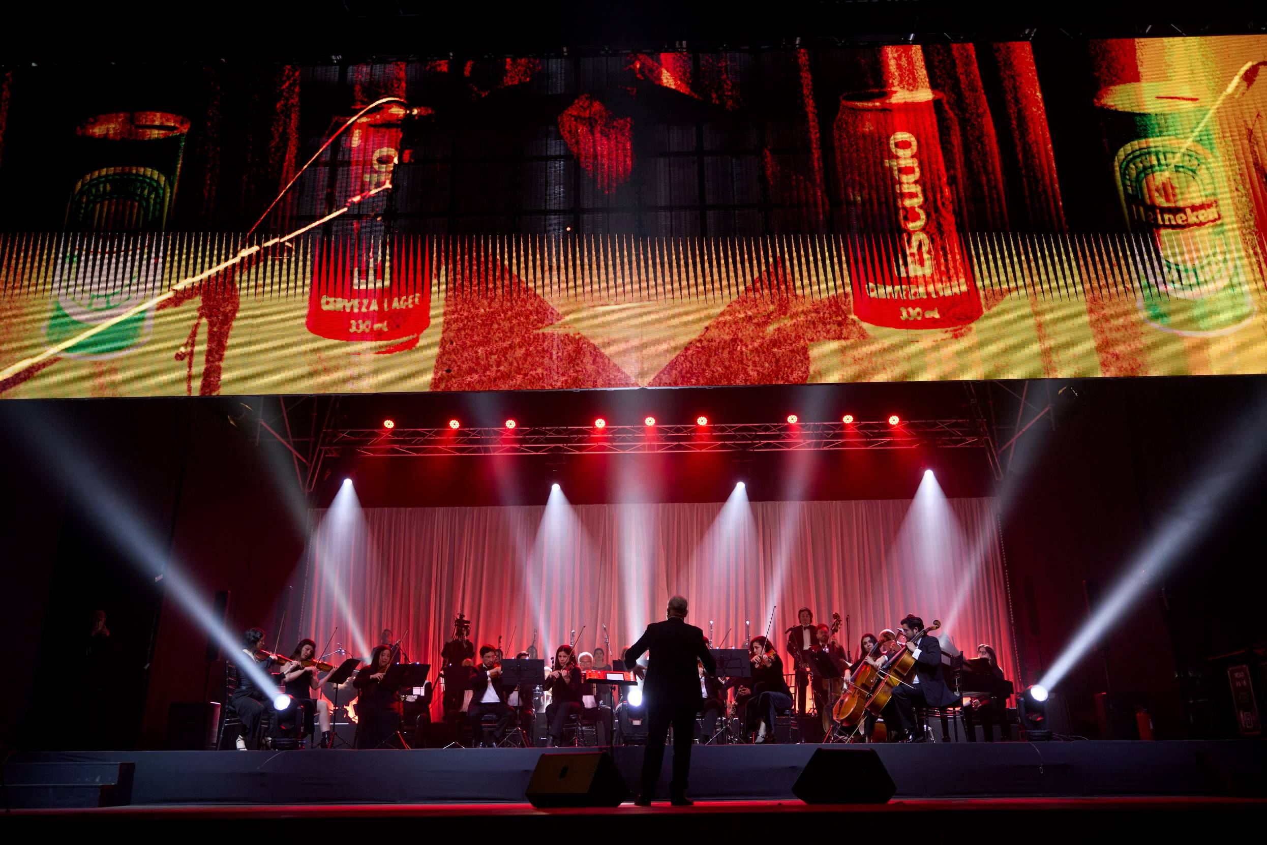 Orquesta durante evento